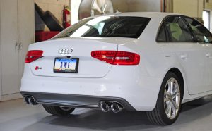 Audi S4 Performance Exhaust - AWE Tuning - Cat Back Track Edition - Chrome Silver - `09-`16